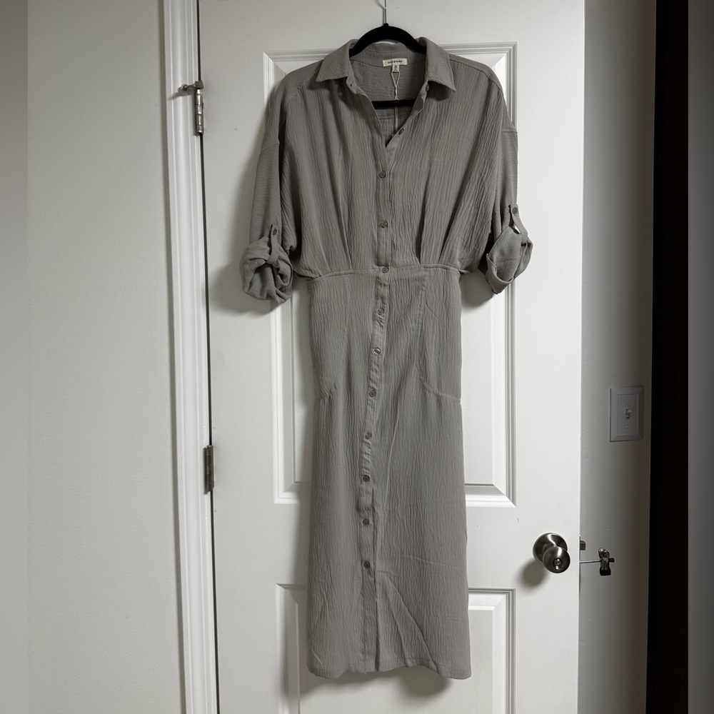 Max Studio Maxi Long Sleeve Dress